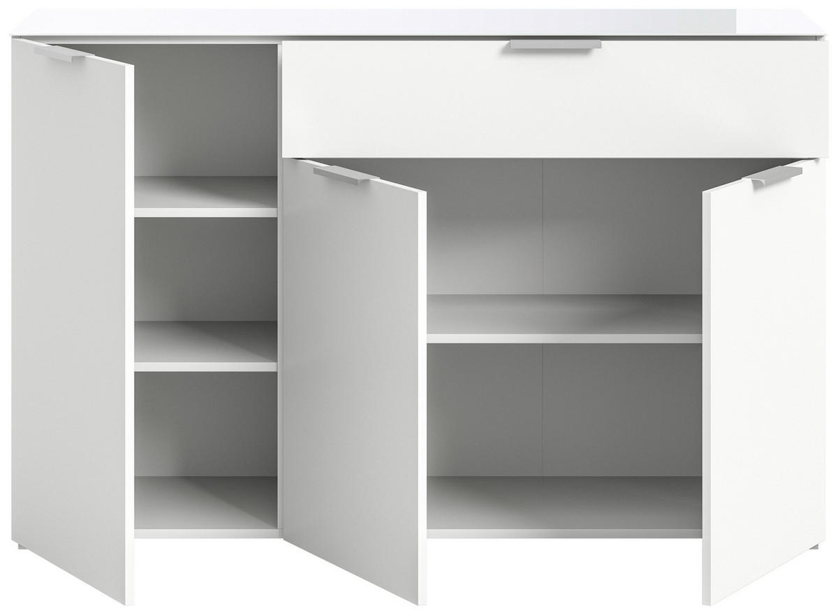 Kommode Ray weiß B/H/T: ca. 135x86x40 cm Ray - weiß (135,00/86,00/40,00cm) - xonox.home