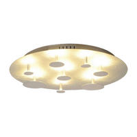 Näve Leuchten LED Deckenleuchte NV1265759 silber Metall H/D: ca. 8x50 cm null 1 Brennstellen Firenze - silber (50,00/8,00cm) - Näve Leuchten