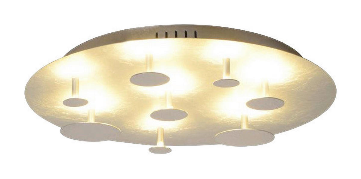 Näve Leuchten LED Deckenleuchte NV1265759 silber Metall H/D: ca. 8x50 cm null 1 Brennstellen Firenze - silber (50,00/8,00cm) - Näve Leuchten