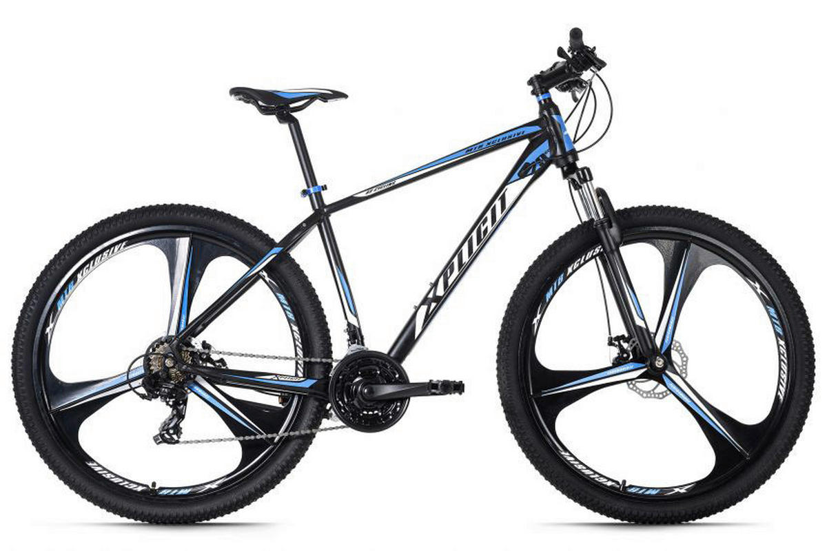 KS-Cycling Mountain-Bike Xplicit 581M  29 Zoll Rahmenhöhe 53 cm 21 Gänge schwarz schwarz ca. 29 Zoll Xplicit - blau/schwarz - KS-Cycling