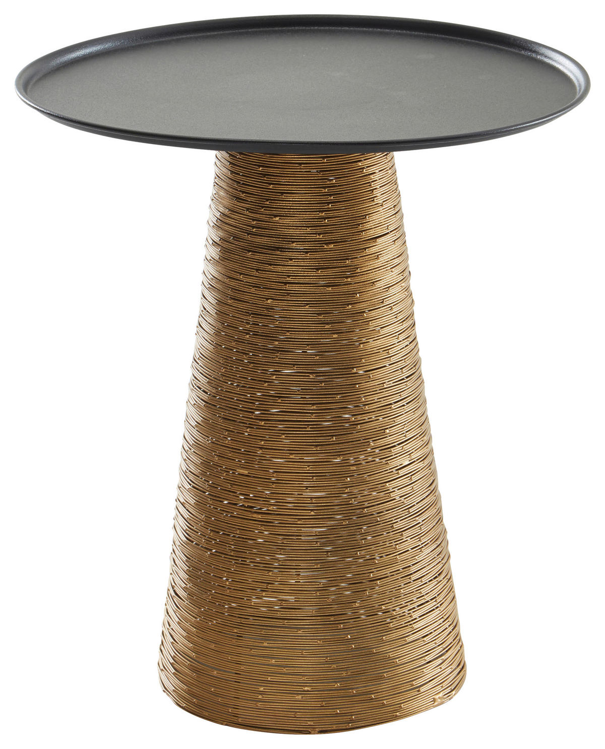 Beistelltisch gold B/H/T: ca. 40x45x40 cm Beistelltisch - gold (40,00/45,00/40,00cm) - Wohnling