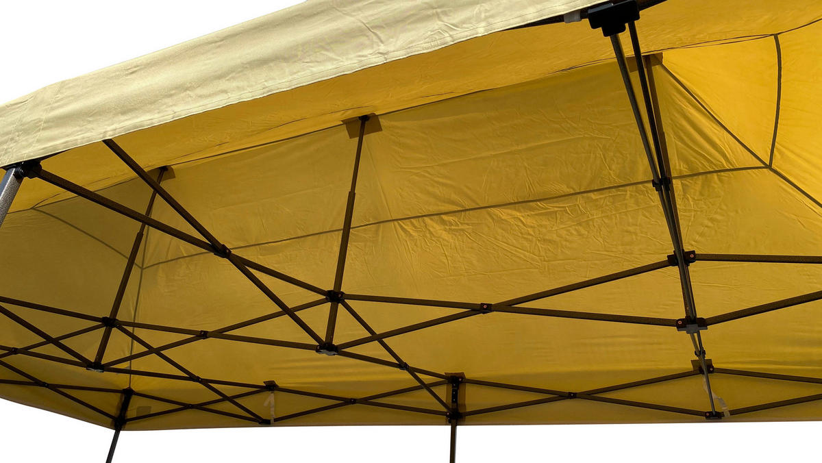 Grasekamp Ersatzdach Faltpavillon Modena Premium Line beige Polyester-Mischgewebe B/H/L: ca. 290x200x570 cm Modena Premium Line - beige (570,00/290,00/200,00cm) - Grasekamp