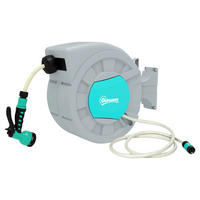 Outsunny Schlauchtrommel Schlauchtrommel - grau (55,00/20,00/42,00cm) - Outsunny