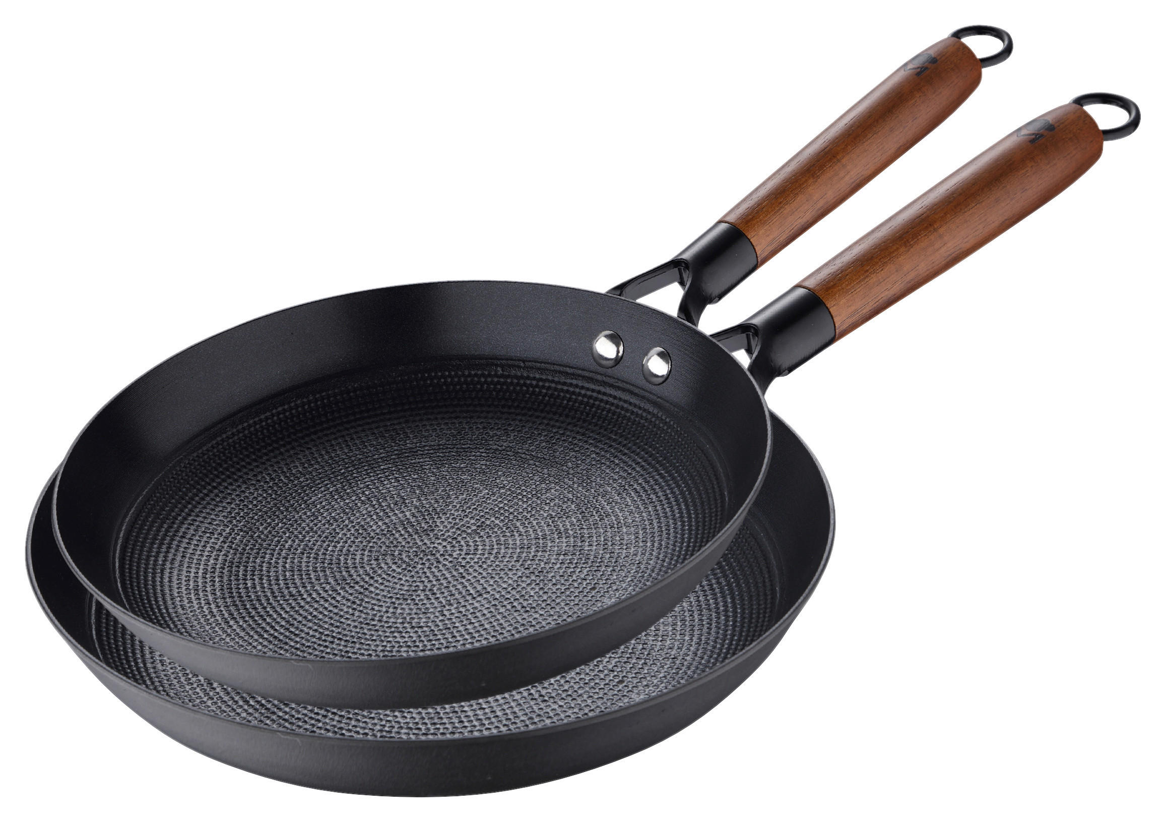 MASTERPRO Pfannenset ODIN schwarz Eisen 2 tlg. ODIN - schwarz - MASTERPRO