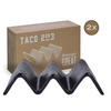 CreaTable Servierset Streat Taco Stand 2 schwarz Steinzeug Streat Taco Stand 2 - schwarz - CreaTable