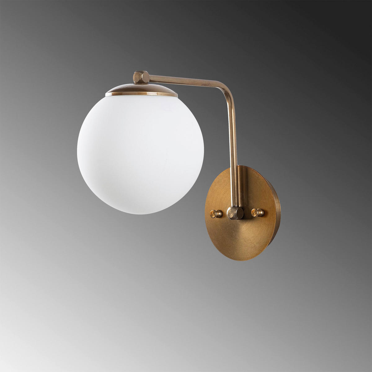 Opviq Wandleuchte Daisy gold Metall Glas B/H/T/L: ca. 26x22x26x15 cm E27 1 Brennstellen Daisy - gold (15,00/26,00/22,00cm) - Opviq