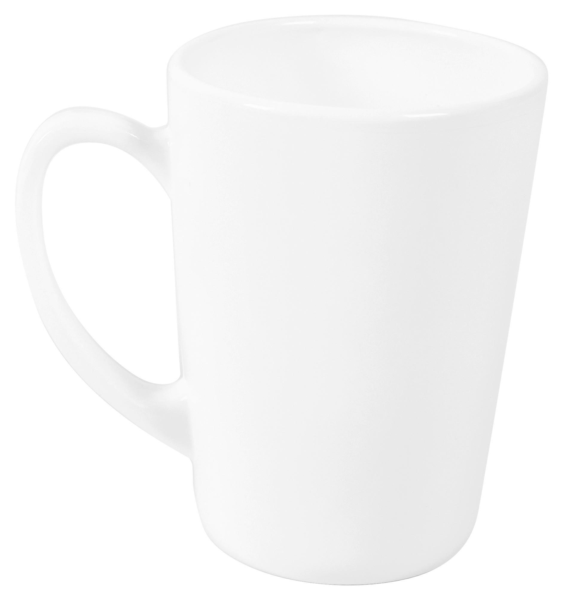 Kaffeebecher weiß Opal-Hartglas Kaffeebecher_Aria - weiß