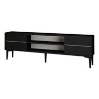 TV-Lowboard Aragon schwarz B/H/T: ca. 140x29,6x44 cm Aragon - schwarz (140,00/29,60/44,00cm) - moebel17