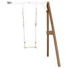 AXI Einzel-Anbauschaukel braun B/H/T: ca. 171x215x160 cm Einzel-Anbauschaukel - braun/weiß (171,00/215,00/160,00cm) - AXI
