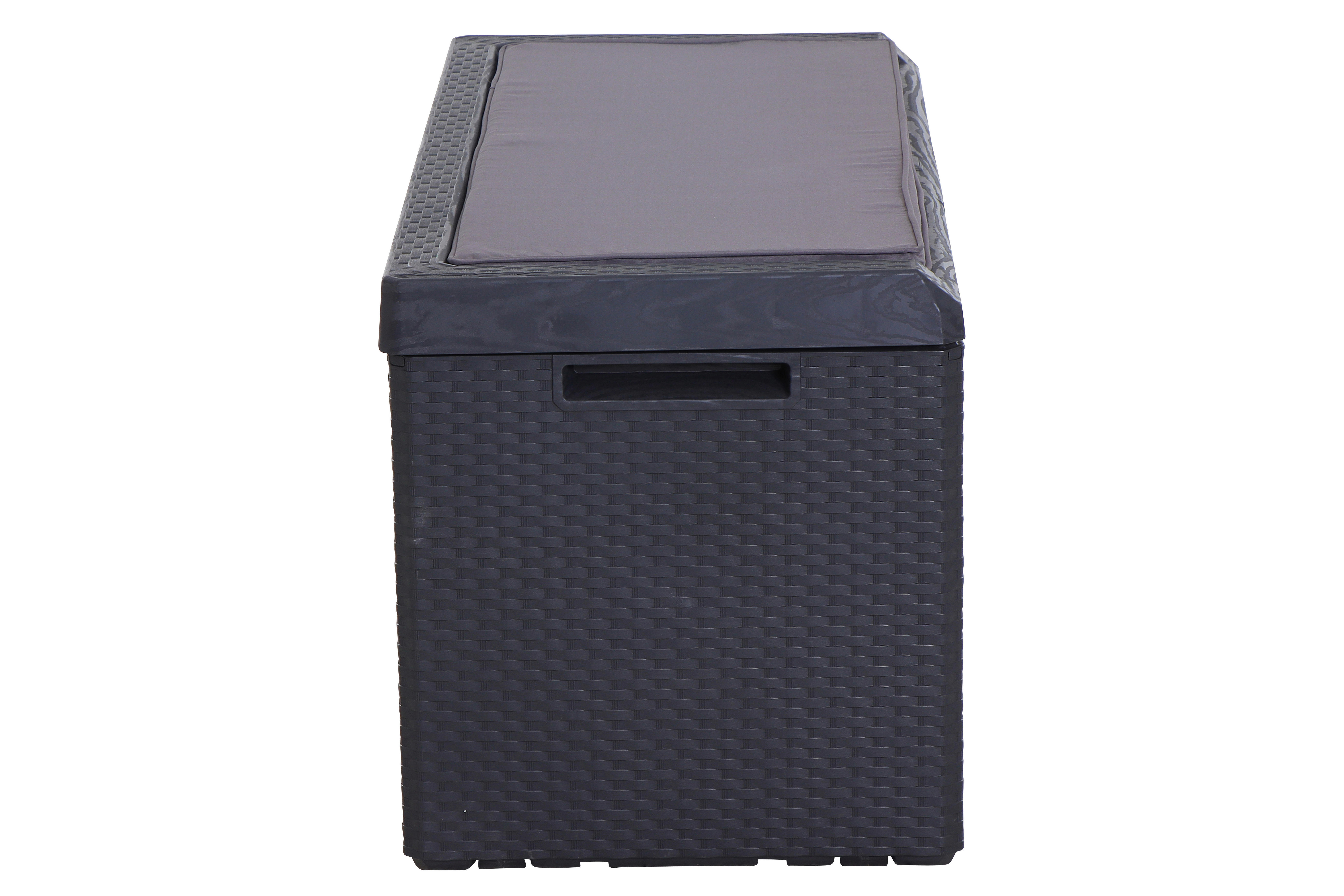 Thumbnail - TOOMAX Aufbewahrungsbox Portonovo anthrazit Kunststoff B/H/L: ca. 545x58,7x123,7 cm