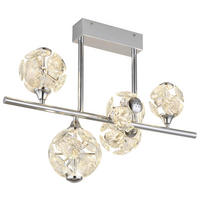 GLOBO Deckenleuchte klar Chrom Metall B/H/T/L: ca. 30x46x61x61 cm 1 Brennstellen VIRINA - klar/Chrom (61,00/30,00/46,00cm) - GLOBO