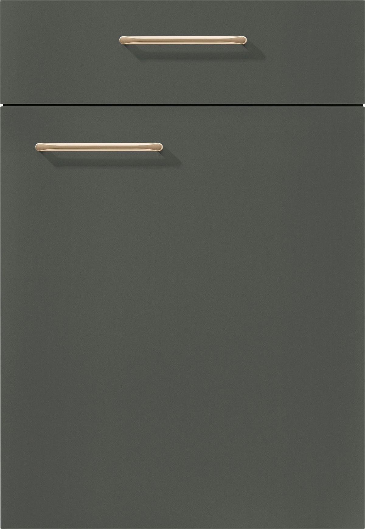 nobilia Doppelblock Easytouch Grafitschwarz Lacklaminat B/T: ca. 260x60 cm Easytouch - Eiche/schwarz (260,00/60,00cm) - nobilia
