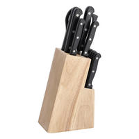 Zeller Messerblock-Set Messerblockset_13tlg. - natur (9,00/12,00/32,50cm) - Zeller