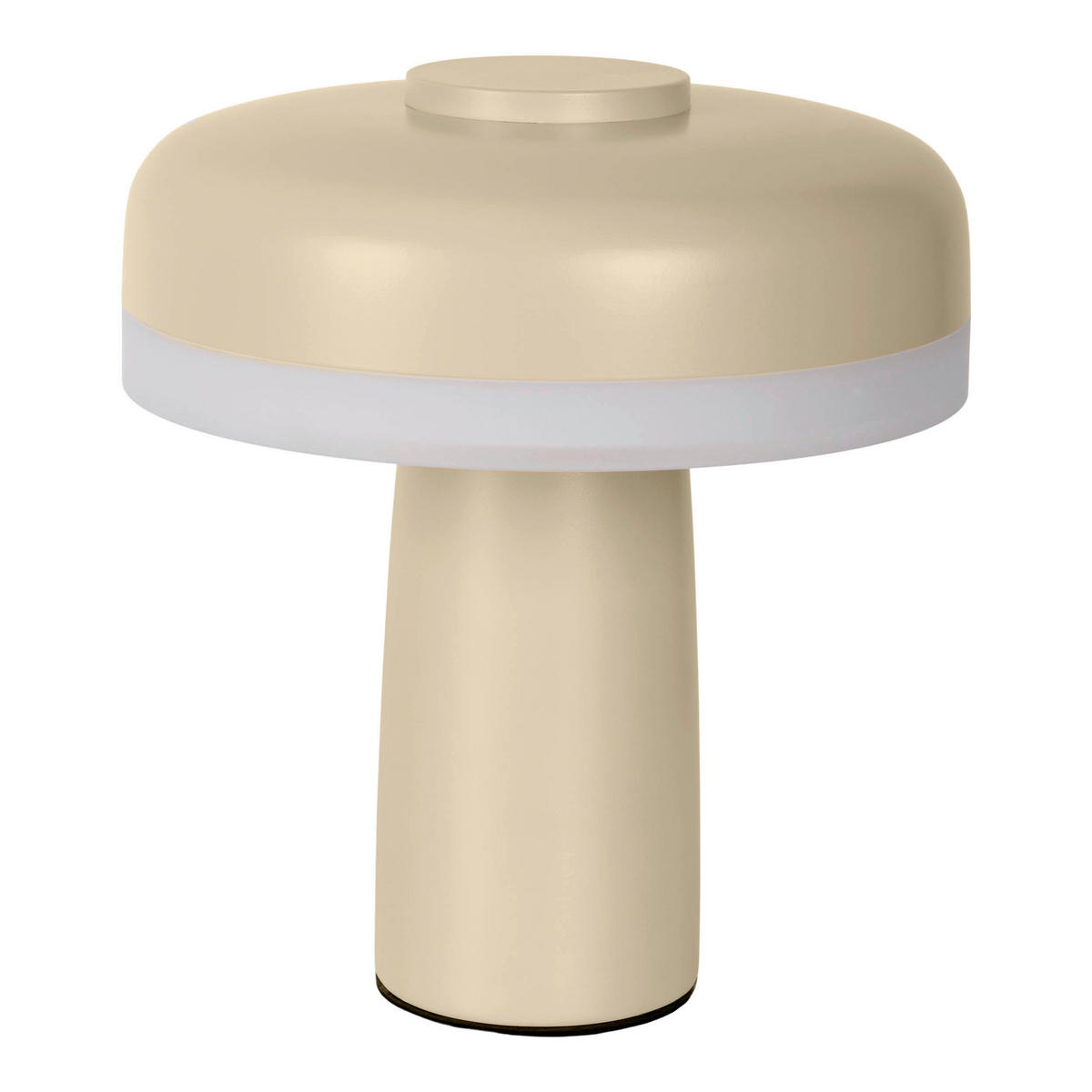 Näve Leuchten LED-Tischleuchte beige Metall Kunststoff B/H/T/D: ca. 15x16,5x15x15 cm PILU - beige (15,00/16,50/15,00cm) - Näve Leuchten