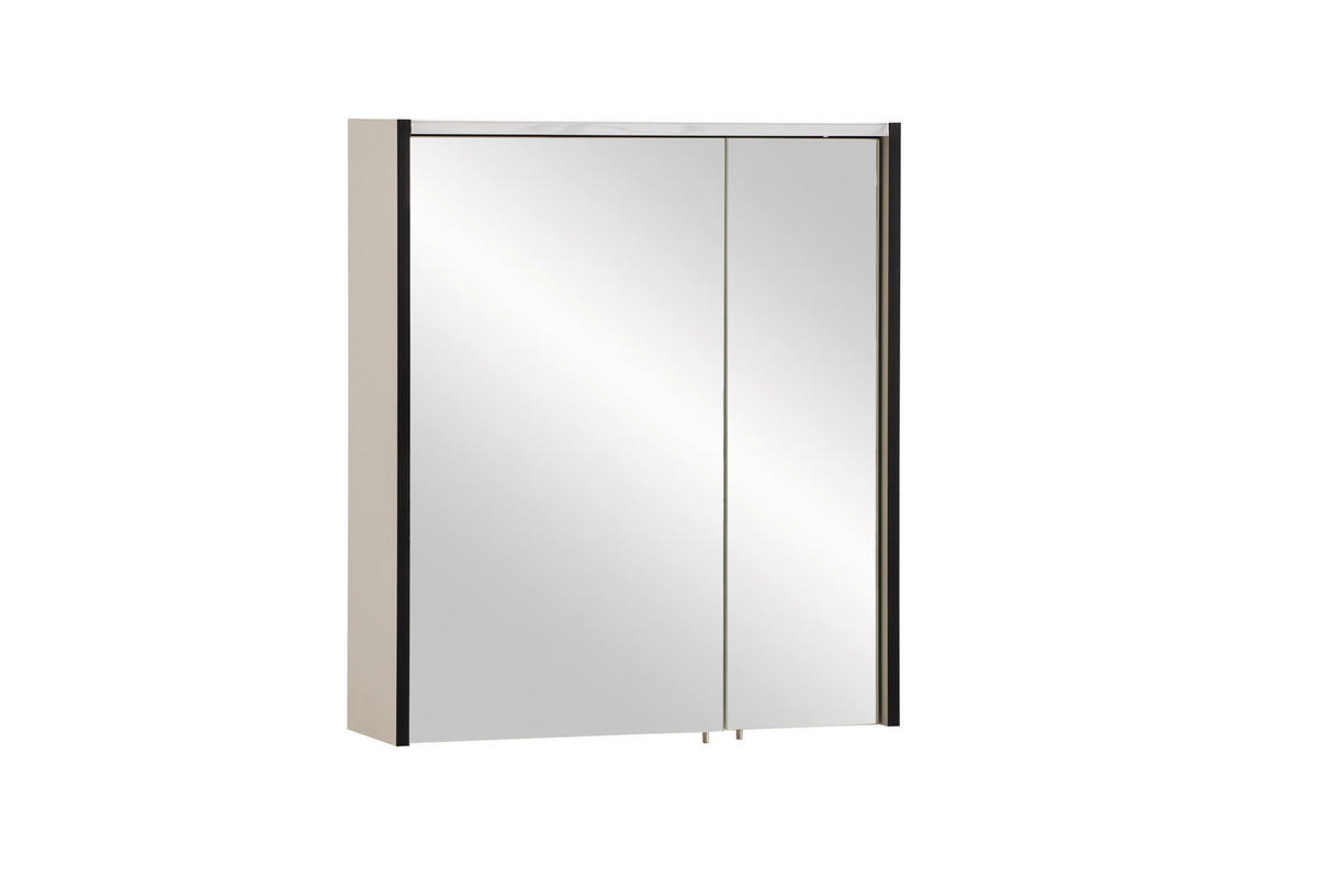 Spiegelschrank Edda creme B/H/T: ca. 63,5x72,4x17,5 cm Edda - creme (63,50/72,40/17,50cm) - Möbelpartner