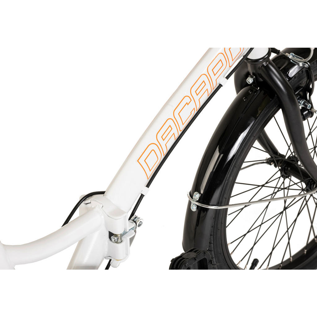 Thumbnail - DaCapo Faltrad Foldtech Foldtech 20 Zoll Rahmenhöhe 32 cm 6 Gänge weiß weiß ca. 20 Zoll