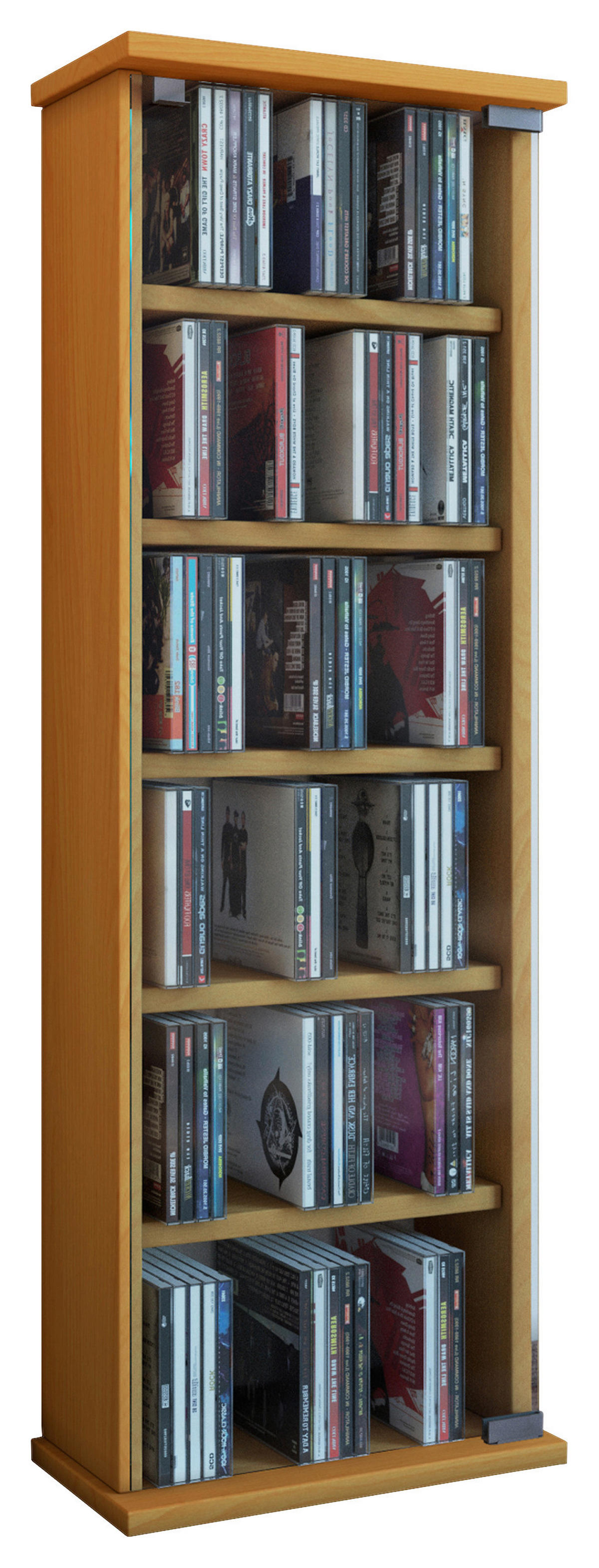 Regal Vetro buche Nachbildung Holzwerkstoff B/H/T: ca. 31x91,5x18 cm Vetro - buche (31,00/91,50/18,00cm) - VCM Möbel