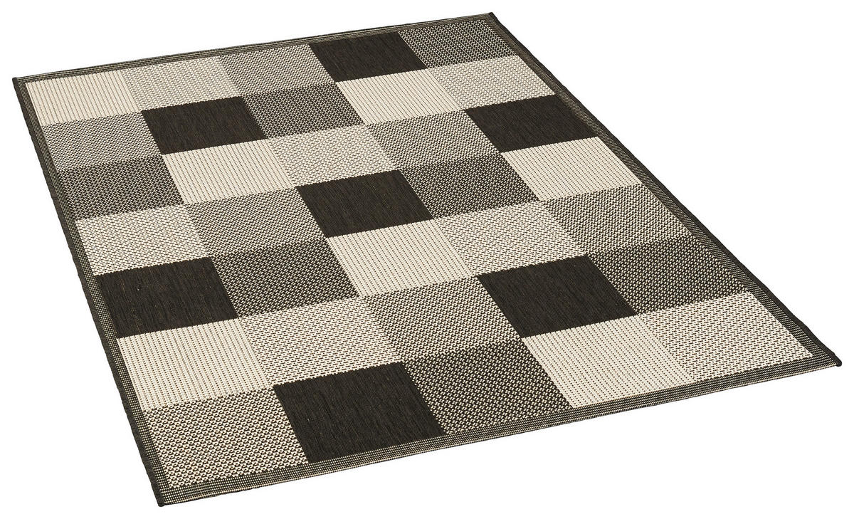 In-/Outdoor-Teppich Ambiente schwarz B/L: ca. 160x230 cm Ambiente - schwarz (160,00/230,00cm)