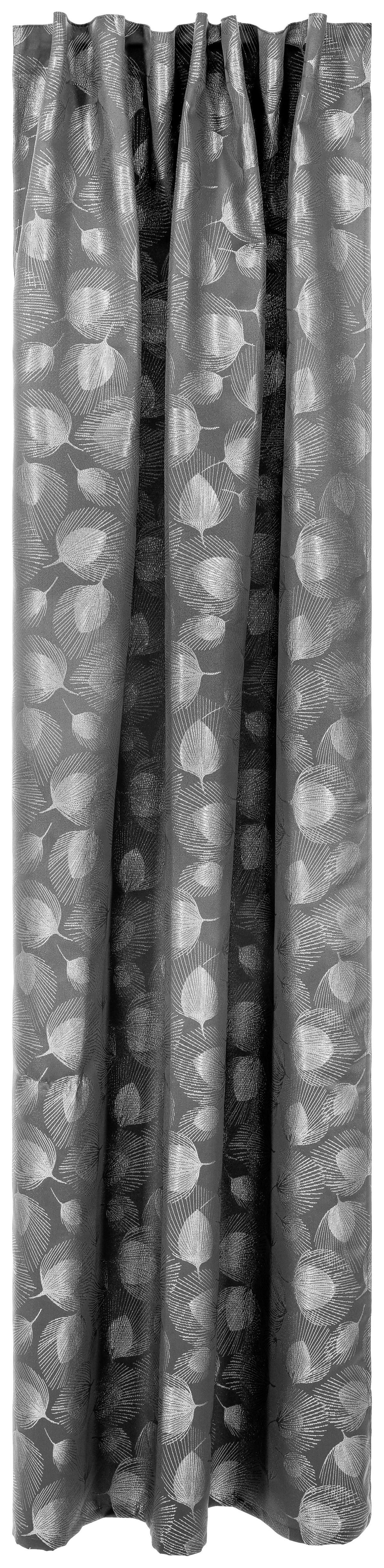 Kombivorhang Claudia grau B/L: ca. 140x245 cm Claudia - silber/grau (140,00/245,00cm)
