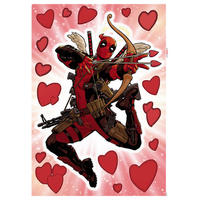 Komar Wandtattoo Deadpool Lovepool Disney Deadpool Lovepool B/L: ca. 50x70 cm Deadpool Lovepool - (50,00/70,00cm) - Komar