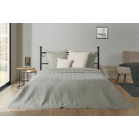 Tagesdecke Tagesdecke Zopfmuster silber - silber (220,00/240,00cm)