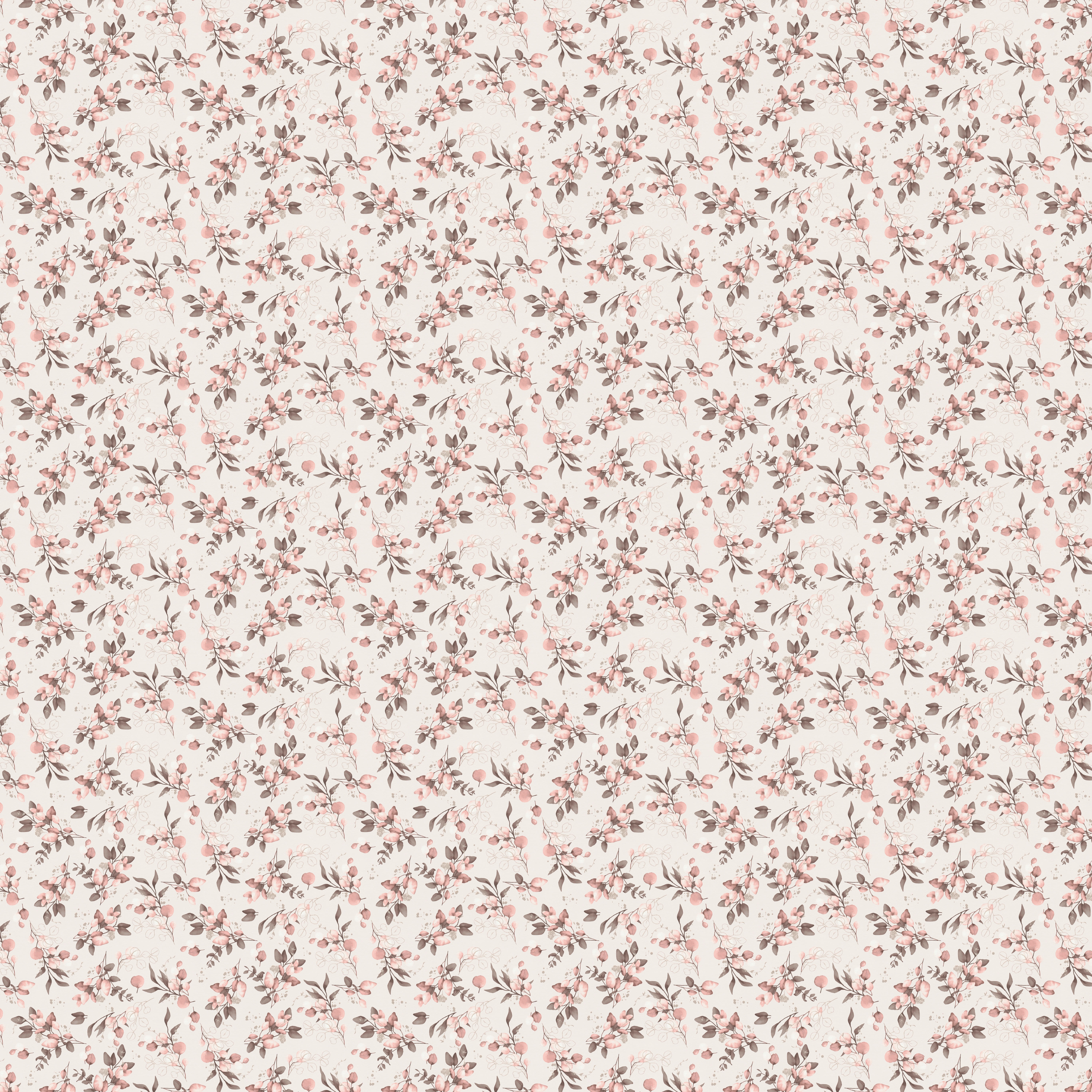 Vliestapete Blätter rosa braun B/L: ca. 53x1005 cm Vliestapete_397681 - braun/rosa (53,00/1005,00cm)