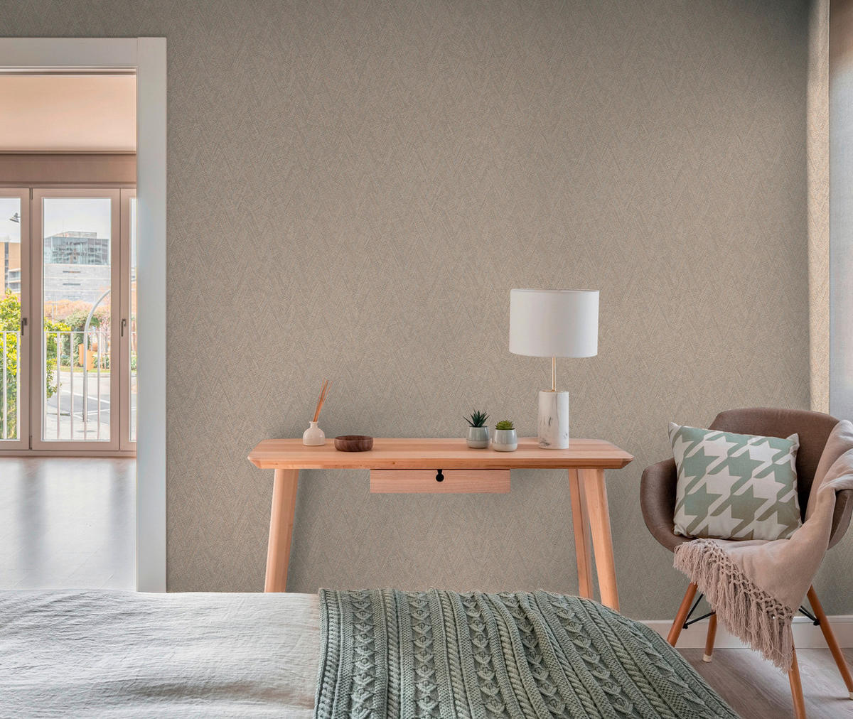 A.S.Création Vliestapete braun orange B/H/D: ca. 53x1005x8,5 cm Vliestapete - braun/orange (8,50/1005,00cm) - A.S.Creation