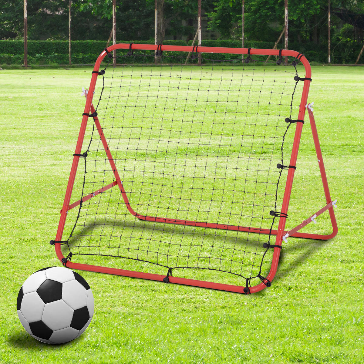 HOMCOM Netzrückprallwand Rebounder Netzrückprallwand_Rebounder_Tor - HOMCOM