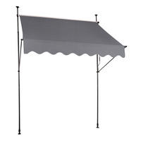 Klemm-Markise Amrum grau B/L: ca. 295x150 cm Amrum - grau (295,00/150,00cm)