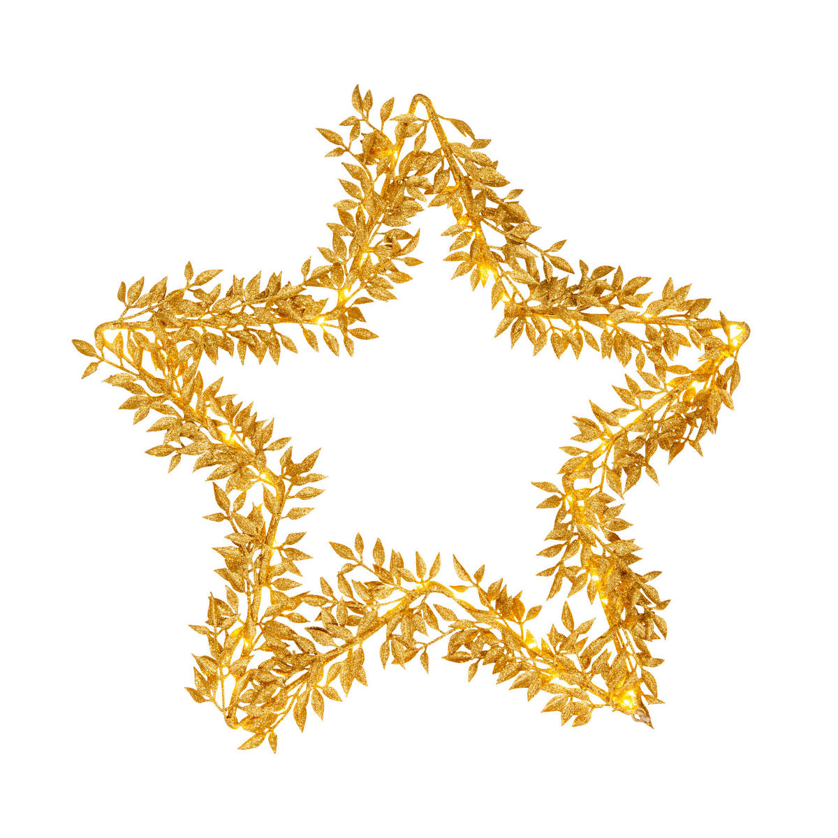 Näve Leuchten LED-Dekoartikel Deko-Stern - gold (50,00/50,00/50,00cm) - Näve Leuchten