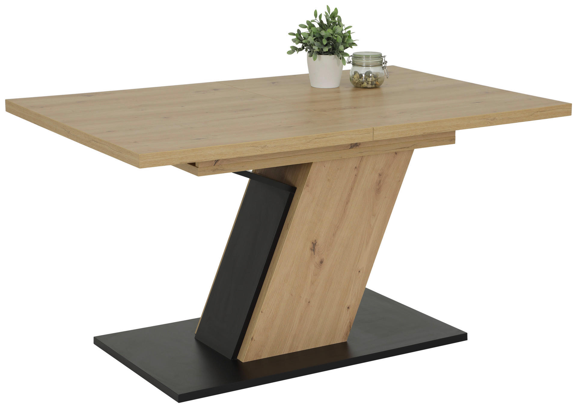 Esstisch JEANETTE Eiche Artisan Nachbildung B/H/T: ca. 140x76x90 cm JEANETTE - Eiche (140,00/76,00/90,00cm) - Hela