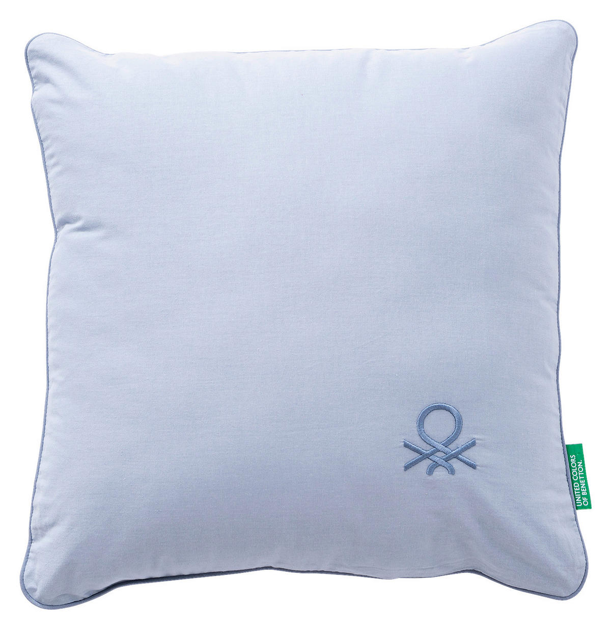 Dekokissen grau Baumwolle B/L: ca. 45x45 cm Dekokissen 45x45 - grau (45,00/45,00cm) - BENETTON
