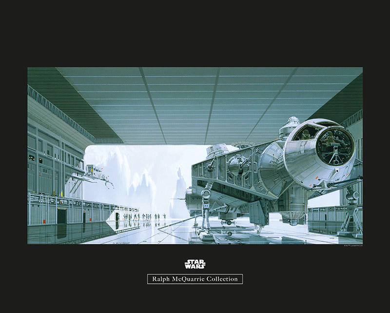 Komar Poster Star Wars Classic RMQ Hangar Shuttl Star Wars - Classic B/L: c günstig online kaufen