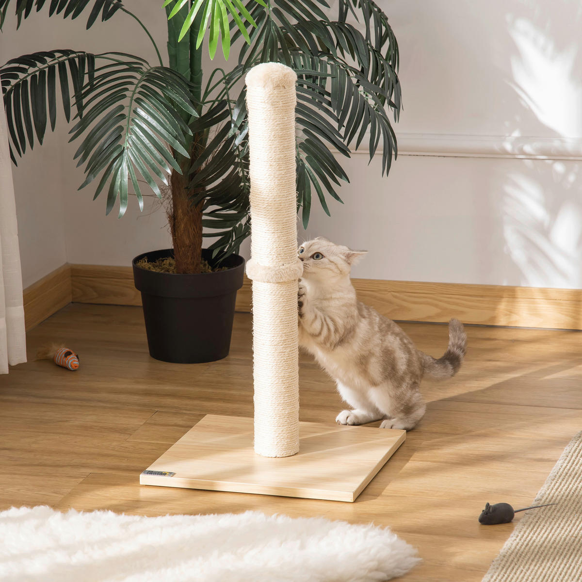 PawHut Kratzbaum Kratzbaum - (34,00/34,00/60,00cm) - PawHut