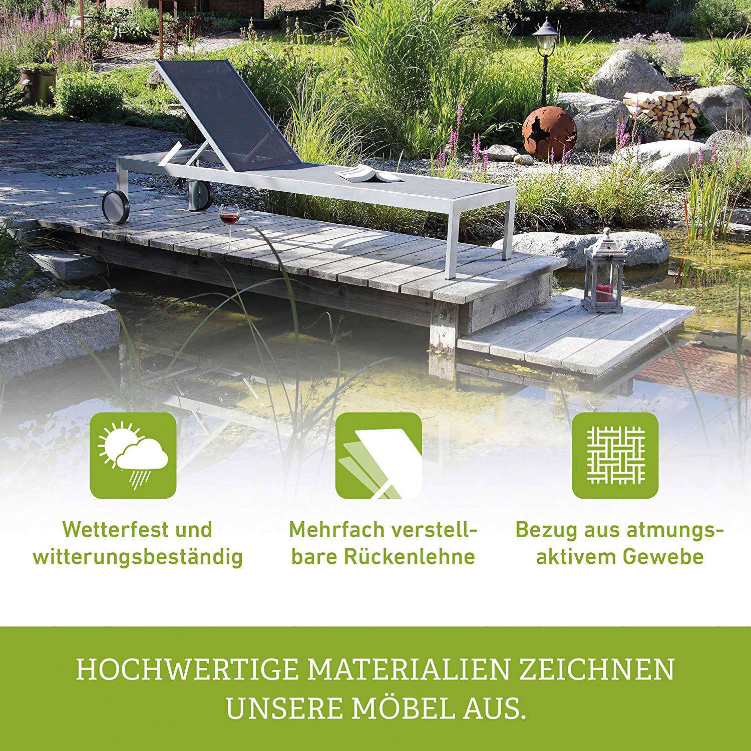 Thumbnail - Acamp Gartenliege Rimini