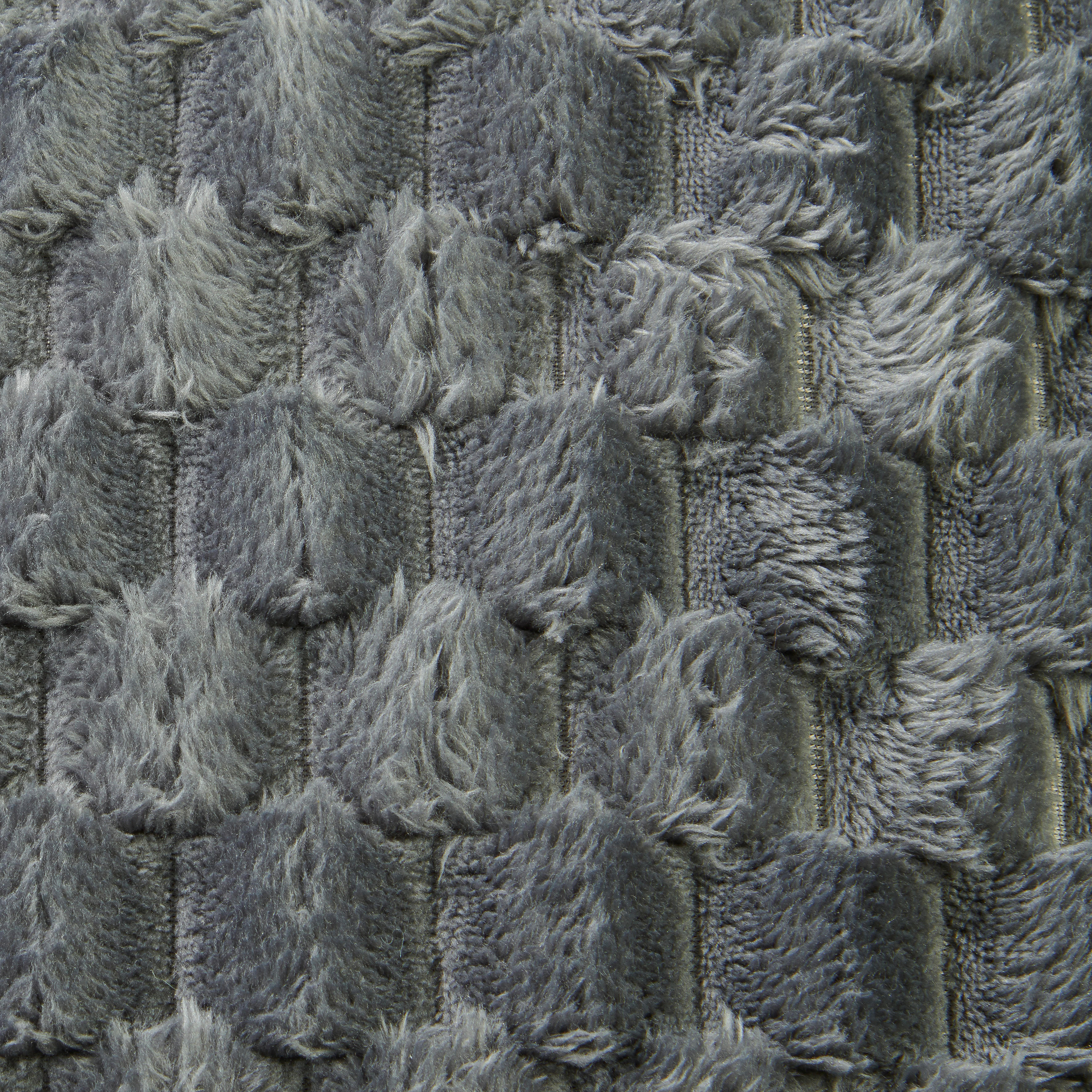 Dekokissen Wabe Wabe - anthrazit (45,00/45,00cm) - POCOline