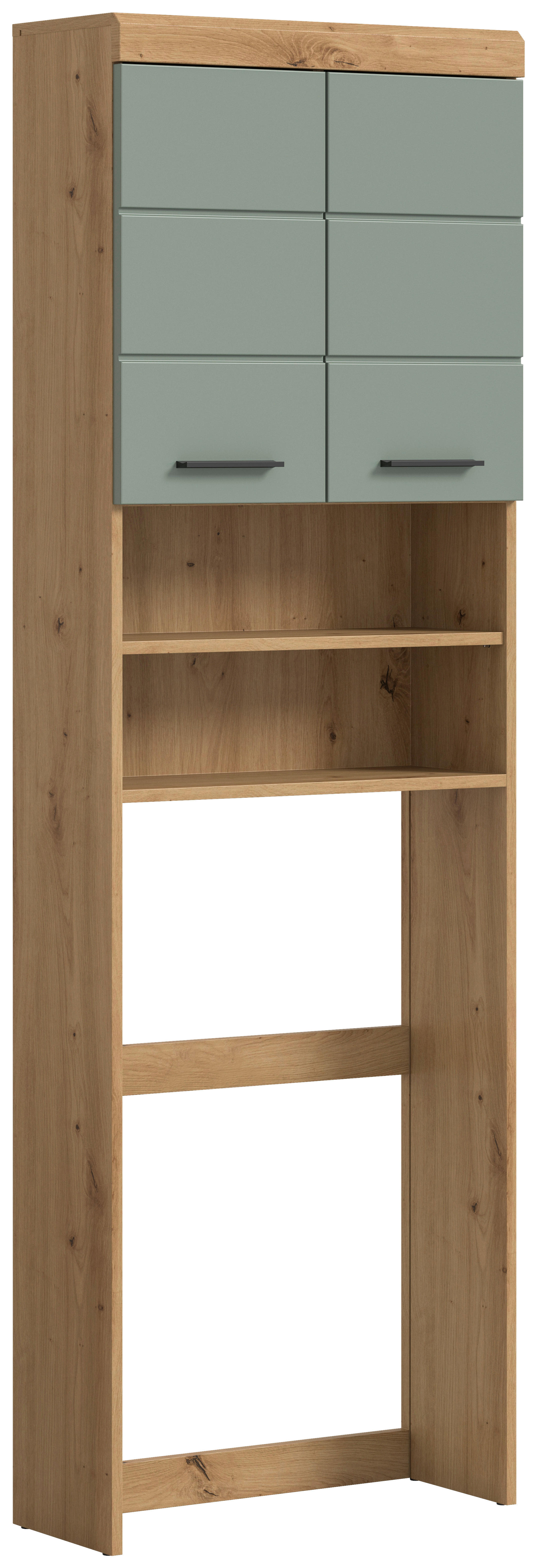 Waschmaschinenumbauschrank Scout Eiche Artisan Nachbildung salbei Nachbildung B/H/T: ca. 63x191x24 cm Scout - Eiche/salbei (63,00/191,00/24,00cm) - xonox.home