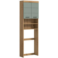 Waschmaschinenumbauschrank Scout Eiche Artisan Nachbildung salbei Nachbildung B/H/T: ca. 63x191x24 cm Scout - Eiche/salbei (63,00/191,00/24,00cm) - xonox.home