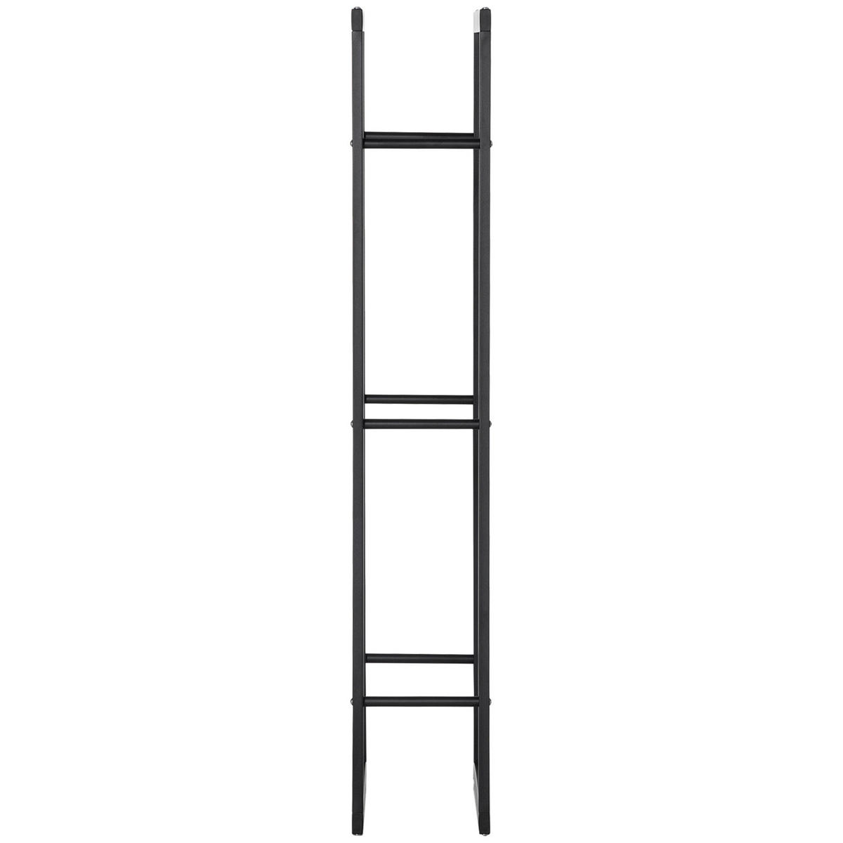 HOMCOM Kaminholzständer schwarz B/H/L: ca. 25x150x60 cm Kaminholzständer - schwarz (60,00/25,00/150,00cm) - HOMCOM