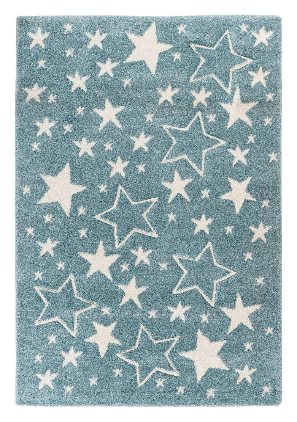 Kayoom Kurzflorteppich Australia - Tamworth blau B/H/L: ca. 80x1,6x150 cm Australia - Tamworth - blau (150,00/80,00/1,60cm) - Kayoom