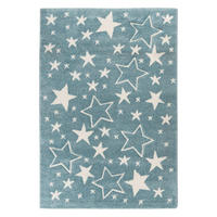 Kayoom Kurzflorteppich Australia - Tamworth blau B/H/L: ca. 80x1,6x150 cm Australia - Tamworth - blau (150,00/80,00/1,60cm) - Kayoom