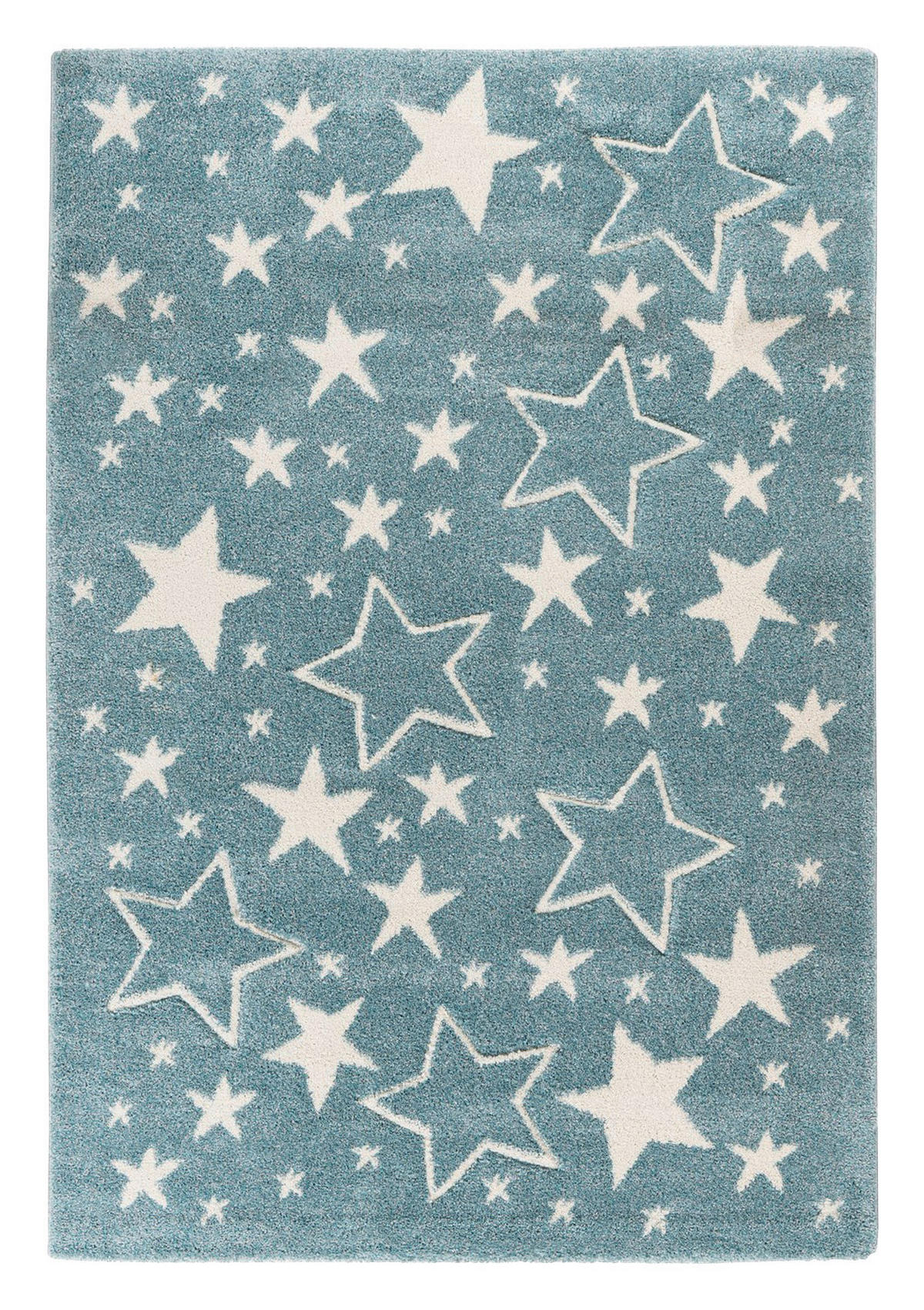 Kayoom Kurzflorteppich Australia - Tamworth blau B/H/L: ca. 80x1,6x150 cm Australia - Tamworth - blau (150,00/80,00/1,60cm) - Kayoom