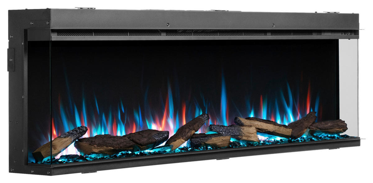 Balderia Elektrischer-Kamin EF410A Athena 60" schwarz B/H/T: ca. 153x50x21 cm ca. 1500 W Elektro-Kamin Athena 60" - schwarz (153,00/50,00/21,00cm) - Balderia