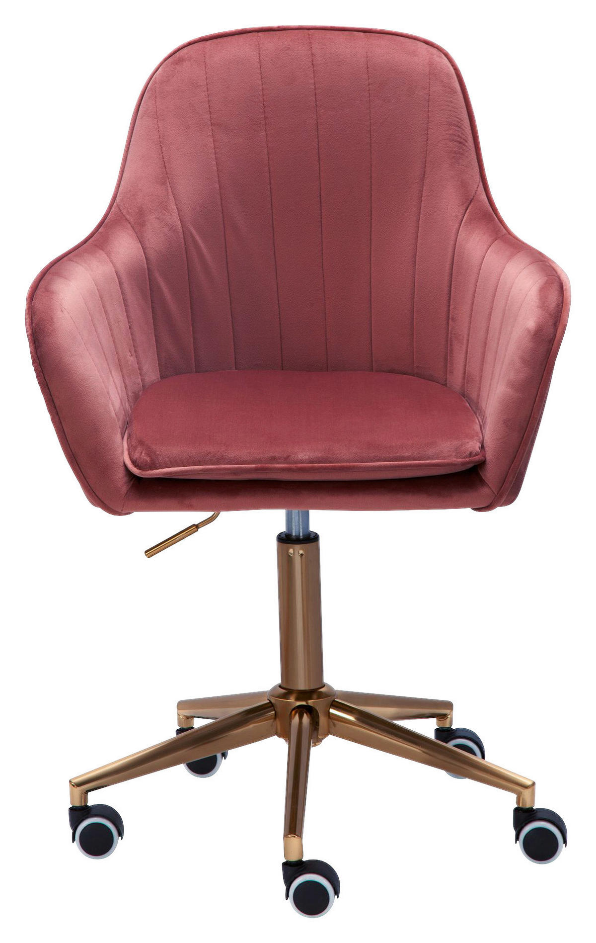 Drehstuhl rosa Bürostuhl - rosa (52,00/105,00/54,00cm) - Amstyle