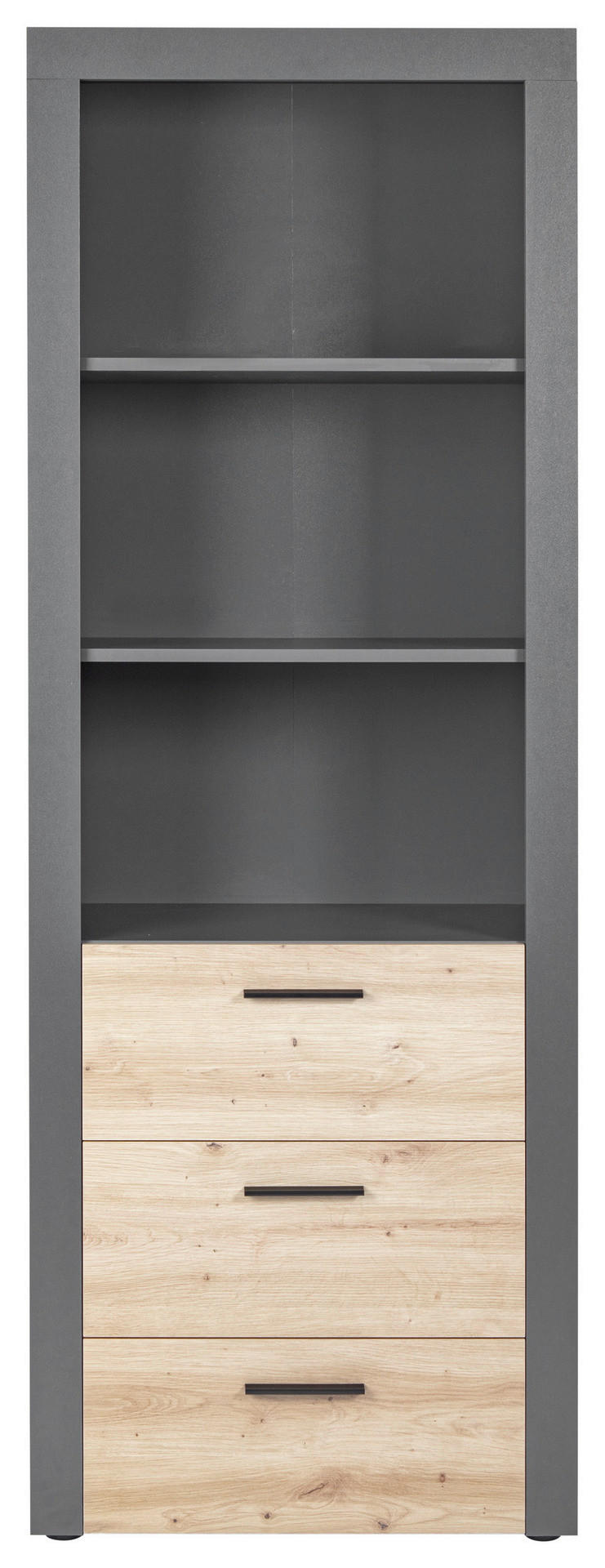 Regal Cobeto Eiche Artisan Nachbildung B/H/T: ca. 68,6x190x41,6 cm Cobeto - Eiche (68,60/190,00/41,60cm) - Inter Link