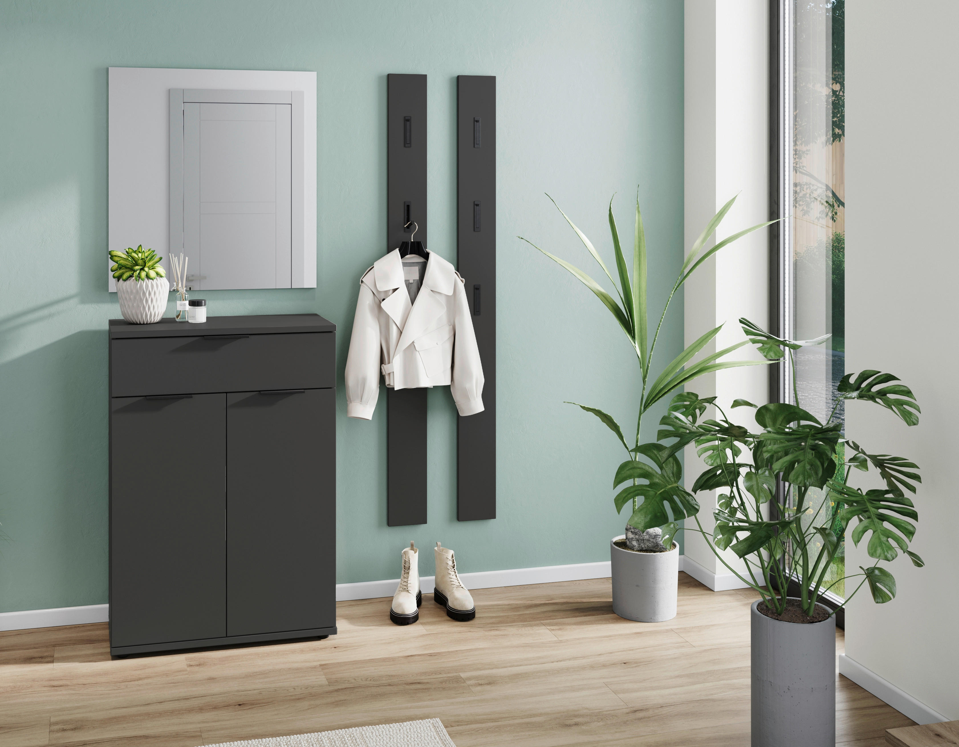 Thumbnail - Germania Wandspiegel 2791-547 B/H/T: ca. 75x80x3 cm