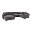 Wohnlandschaft grau Microfaser B/H/T: ca. 379x86x227 cm Brixen_Wohnlandschaft - grau (379,00/86,00/227,00cm)