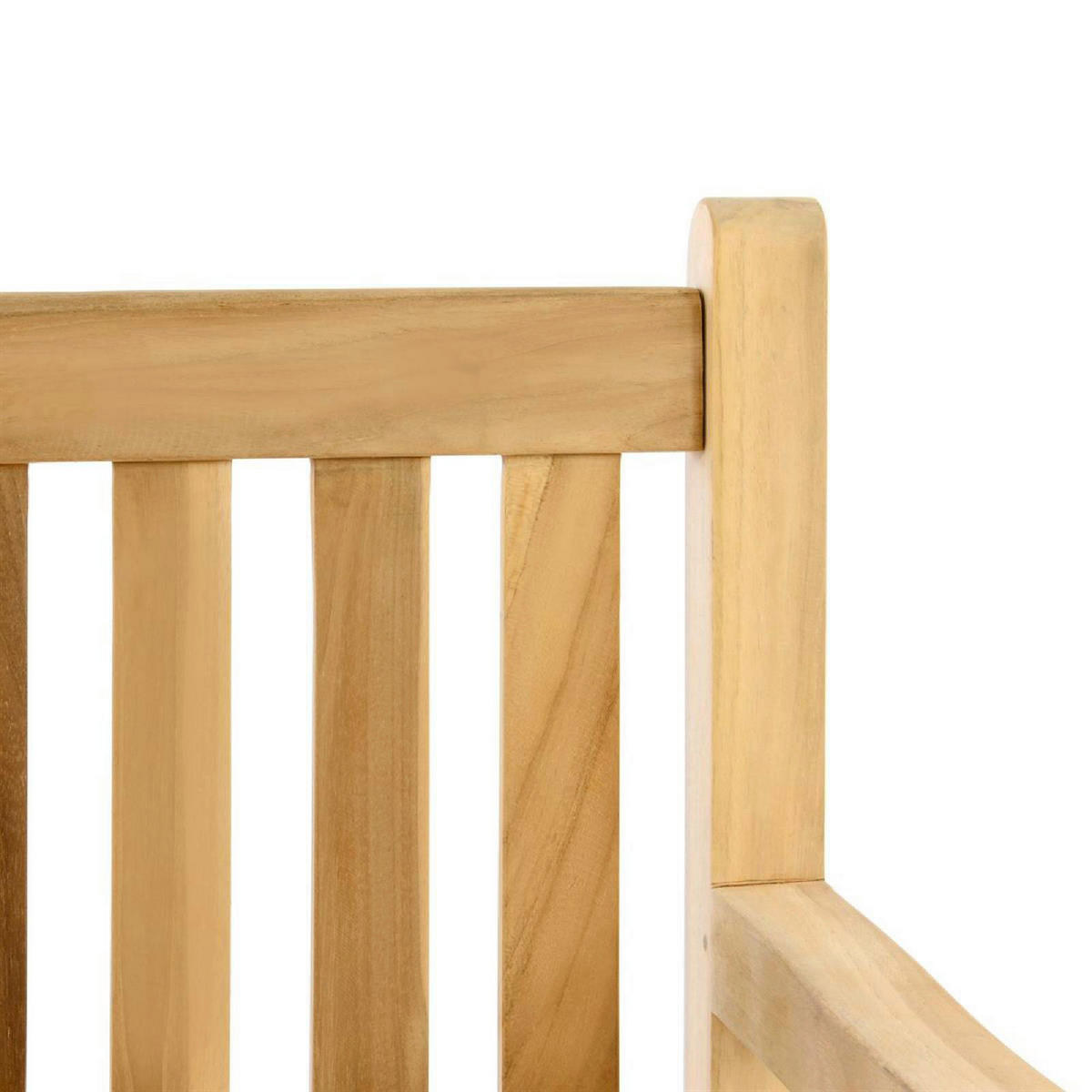 VCM Gartenstuhl natur Teakholz B/H/T: ca. 60x91x62 cm Gartenstuhl - natur (60,00/91,00/62,00cm) - VCM