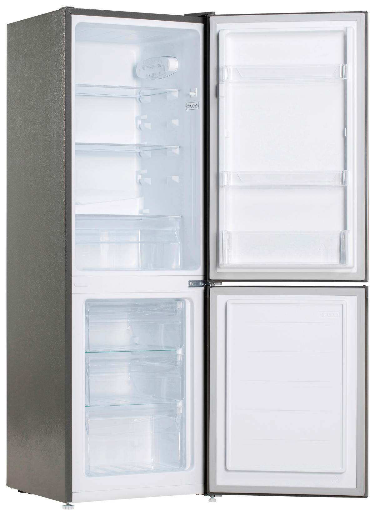 POCOline Kühl-/Gefrierkombination KGK 144-157 CIX Inox B/H/T: ca. 47x144x50 cm Kühl-/Gefrierkombi KGK 144-157 CIX - Inox (47,00/144,00/50,00cm) - POCOline