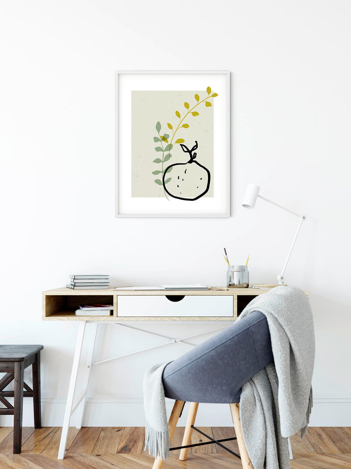 Komar Poster Fruit du paradis Pflanzen B/L: ca. 50x70 cm Fruit du paradis - (50,00/70,00cm) - Komar
